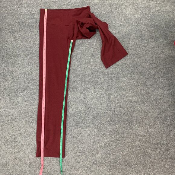 Betabrand Travel Yoga Pant Womens PM Medium Petite Heather Red Stretch Pull On - Picture 6 of 10